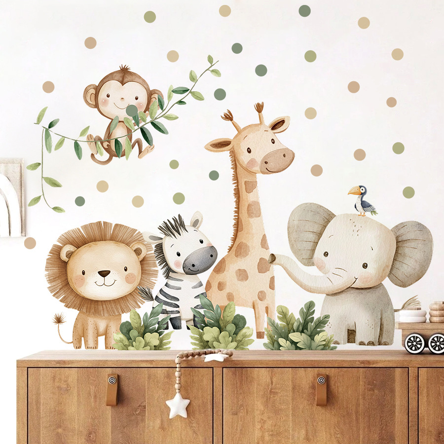 Boho Forest Animals Wall Stick - Baby Girl Nursery Quotes review and price