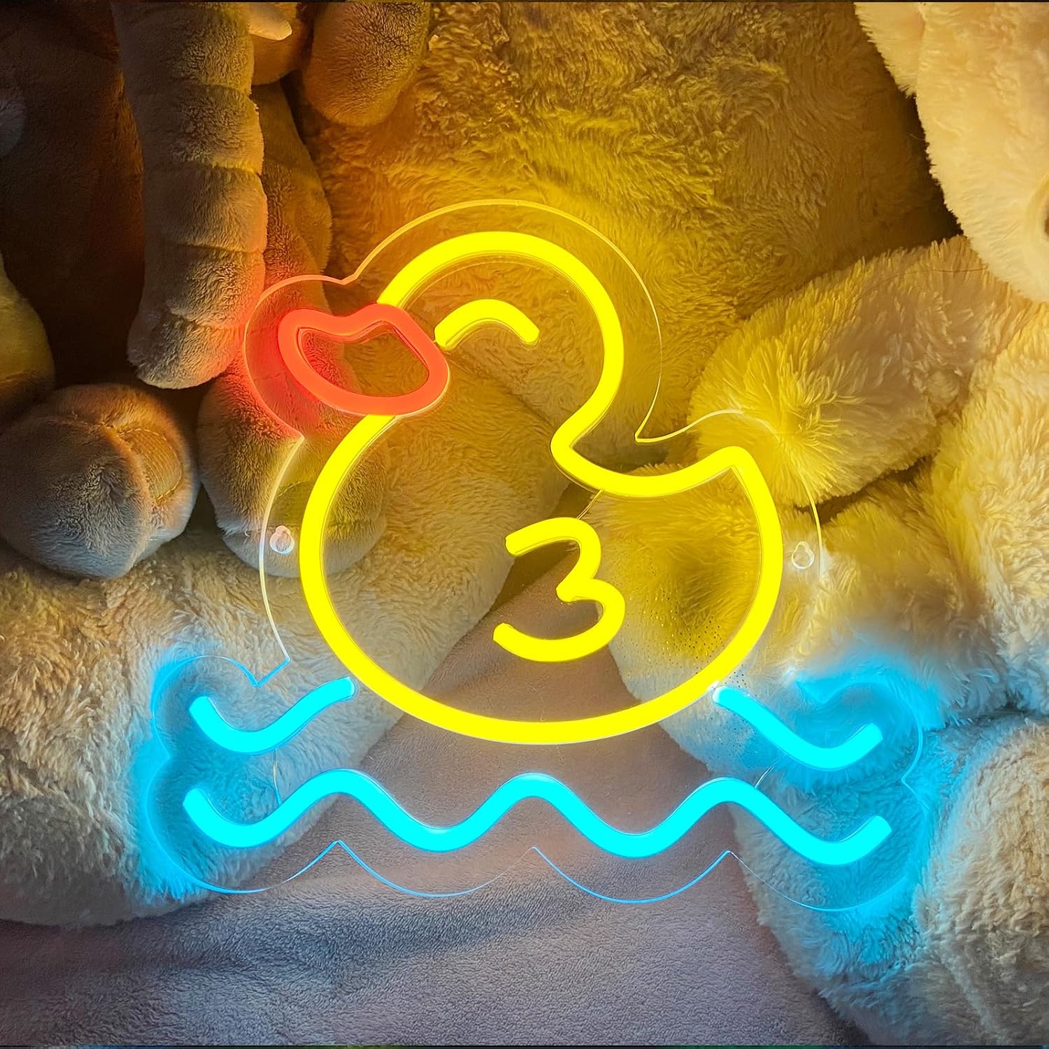 Duck  Neon Sign LED Wall Art U - Baby Nursery Wall Lights review and price
